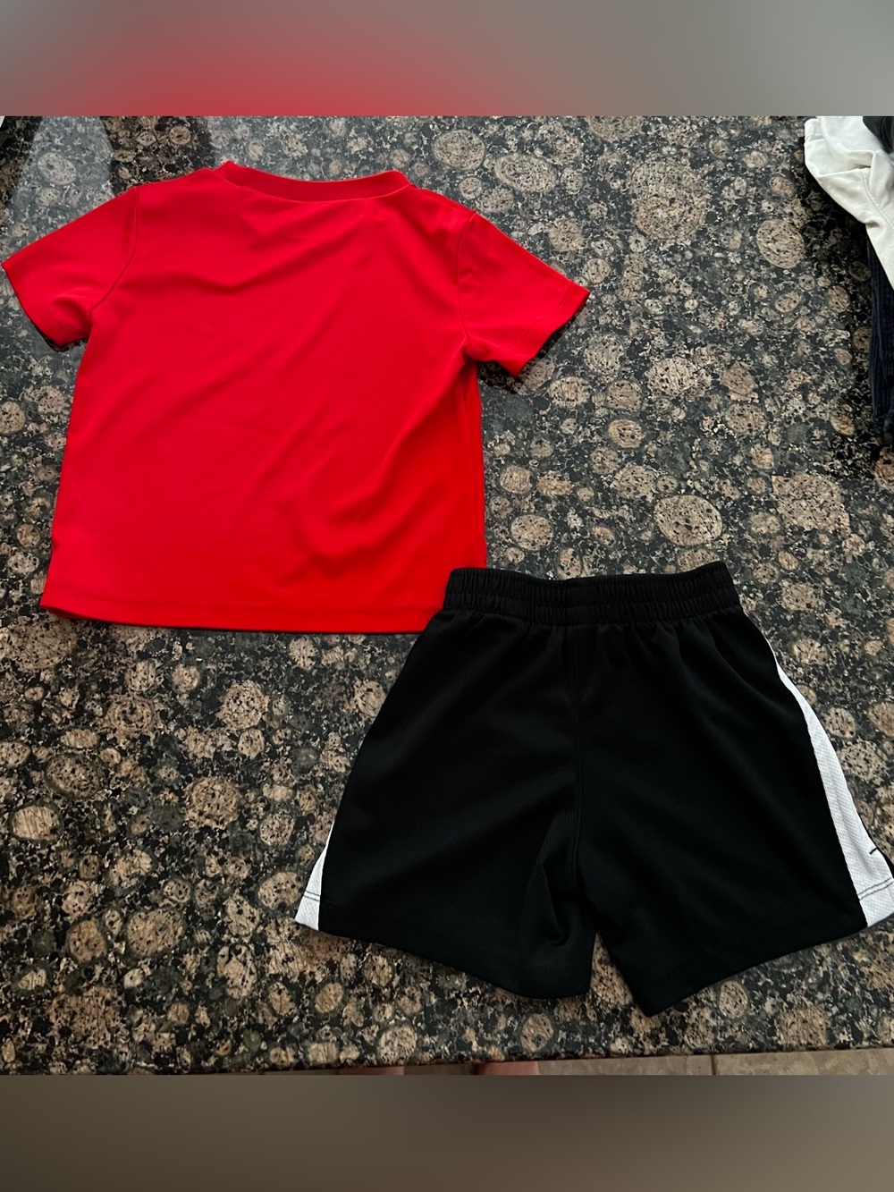 Nike Kids Red and Black Athletic Matching Set - Picture 4 of 4